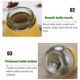 thumbnail image 3 of Juego de salero y pimentero, salero y pimentero con fondo de vidrio y tapa de acero inoxidable, 3 of 7