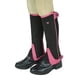 thumbnail image 5 of Half Chaps TuffRider Keeneland sintético para niños, negro y rosa intenso, 5 of 5