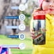 thumbnail image 5 of Los vecinos GreenBotella de Agua con Tapa Pop Top de Un Toque, Acero Inoxidable, a Prueba de Fugas, para Deportes, Botella Infantil rosa 12 oz, 5 of 6