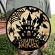 thumbnail image 1 of 1pc Scary Porch Decor - Welcome Sign for Halloween Wreath, Happy Halloween Door Hanging, Christmas Ornaments Balls - Wooden Home Decorations Sign for Halloween Party Decor, 1 of 4