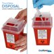 thumbnail image 3 of Contenedor para objetos punzantes Oakridge Products, 1 litro (paquete de 3), certificado por los CDC, 3 of 6