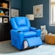 thumbnail image 3 of Silla reclinable JC HOME Candy Kids Sofá reclinable de cuero, 3 of 7