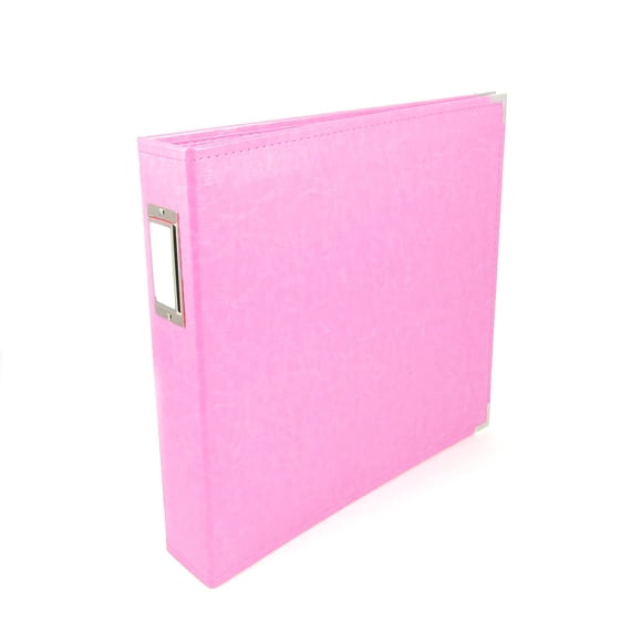 Álbum de fotos We R Memory Keepers Pretty Pink de 30 x 30 cm con protectores de 5 páginas