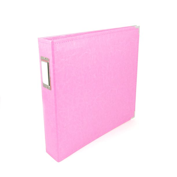 Álbum de fotos We R Memory Keepers Pretty Pink de 30 x 30 cm con protectores de 5 páginas