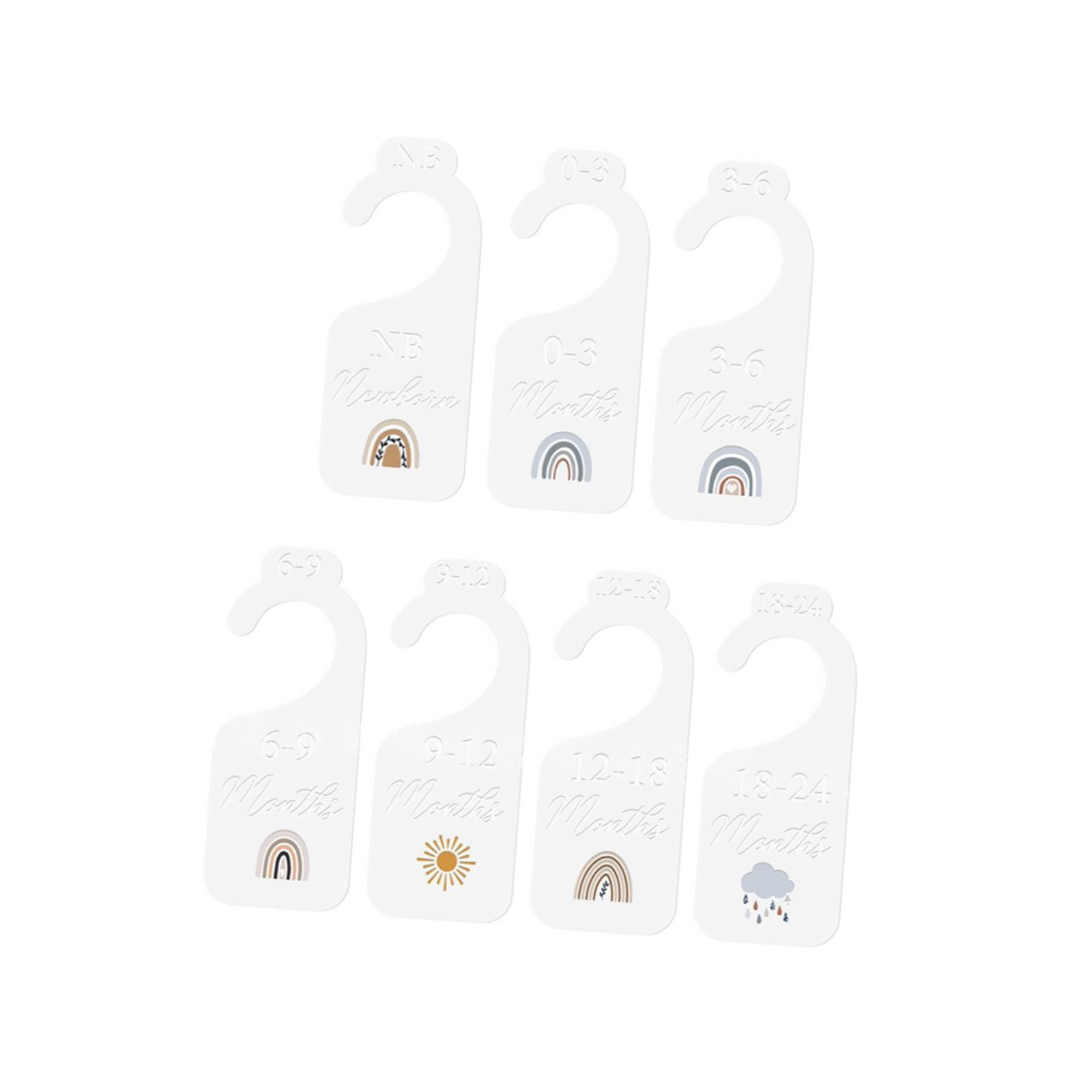 Bothyi - Organizadores De Armario Para Bebés, Etiqueta Divisoria De Armario Infantil Para Armario, Dormitorio, Hogar, Rectángulo