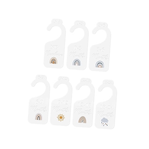 Bothyi - Organizadores De Armario Para Bebés, Etiqueta Divisoria De Armario Infantil Para Armario, Dormitorio, Hogar, Rectángulo