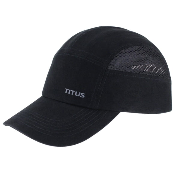 Gorra Safety Bump TITUS, ligera, estilo béisbol, color negro
