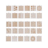 Bothyi - Plantillas De Dibujo De 30 Uds., Plantilla De Arte Hueco Para Pintar, Decoración De Pared Para El Hogar