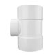 thumbnail image 3 of Codo en T NDS 15 cm x 10 cm Blanco PVC Hub X Hub, 3 of 7