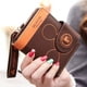 thumbnail image 1 of Cartoon Pattern Short Wallet, Simple Foldable Coin Purse, Women's Card Hoder With Wristlet, 1 of 3
