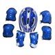 thumbnail image 1 of Juego De 7 Cascos De Bicicleta Para Ni?os, Equipo De Protección Para Patinar En Longboard, Color Azul Oscuro, 1 of 5