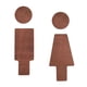 thumbnail image 4 of Señalización de baño para hombres y mujeres, indicador de recordatorio de decoración, señales de baño resistentes, señales de inodoro para Bar, Hotel,, 4 of 5
