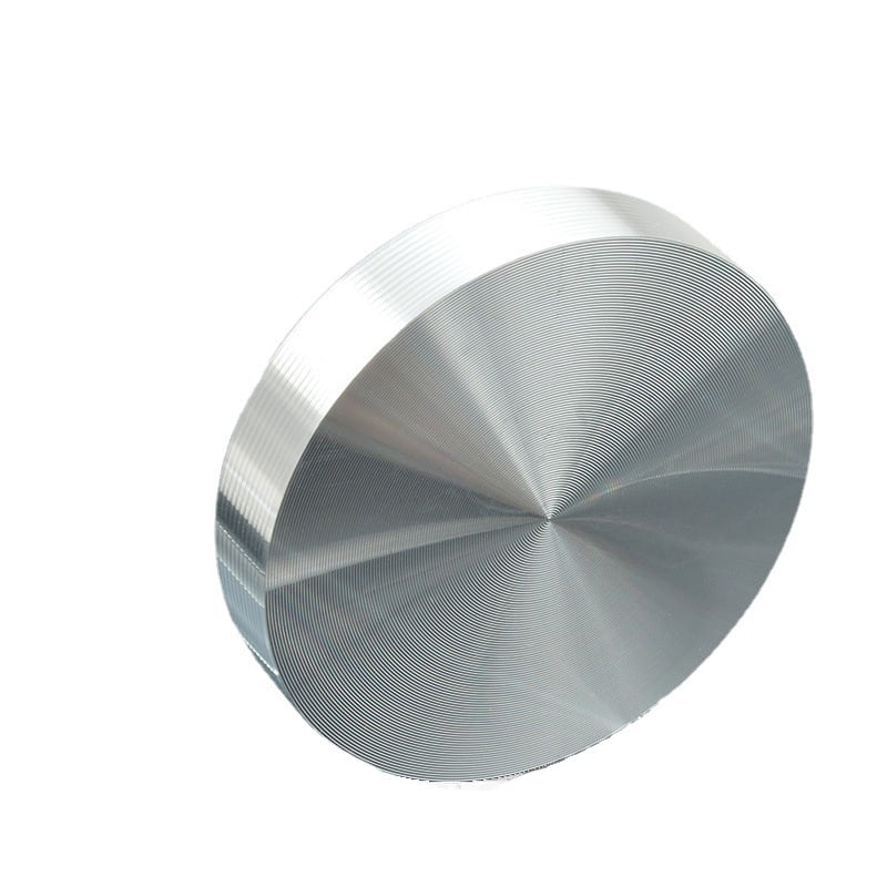 Xusx111 - M10 Rosca 80mm De Diámetro Forma Redonda De Disco De Aluminio Hardware 4pcs, Adaptador Superior De Vidrio De Disco De Círculo De Aluminio Para Mesa De Vidrio, Plata