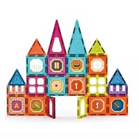 Genérico - Bloques De Construcción Magnético, Didactico Con 32 Piezas