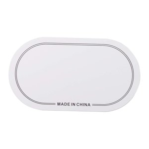 Magideal - Accesorio De Parche De Bombo, Portátil, Práctico Para Niños Y Adultos, Piezas De Tambor, Parches De Cabeza De Tambor, Almohadilla De Patada De Tambor Pedal Doble Blanco