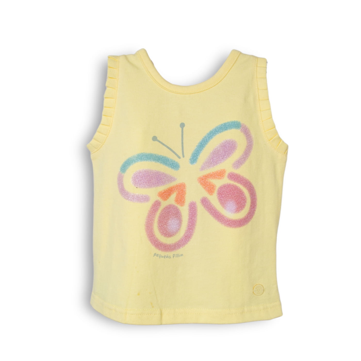 Polera Bebé Niña Amarillo Pillin