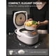 thumbnail image 2 of Arrocera Toshiba de 1,4 L, 6 tazas, sin cocinar, con Fuzzy Logic, color blanco, 2 of 7