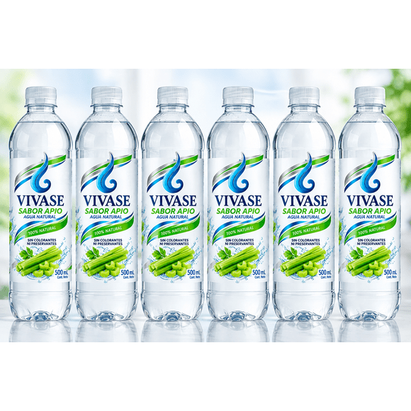 PACK 6 BOTELLA APIO 1 LITRO NATURAL