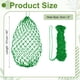 thumbnail image 2 of Uxcell Red de Heno de Alimentación Lenta, 40" de Longitud, Agujeros de 2" de Carga Fuerte, Bolsa de Alimentación Lenta de Nylon, (Verde, 1 Pza), Destinada para Caballos / Cabras / Remolque / Establo, 2 of 6