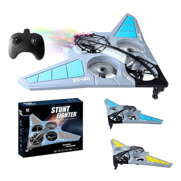 Avión Falcon Stunt Fighter Radio Control Drone LED 14+