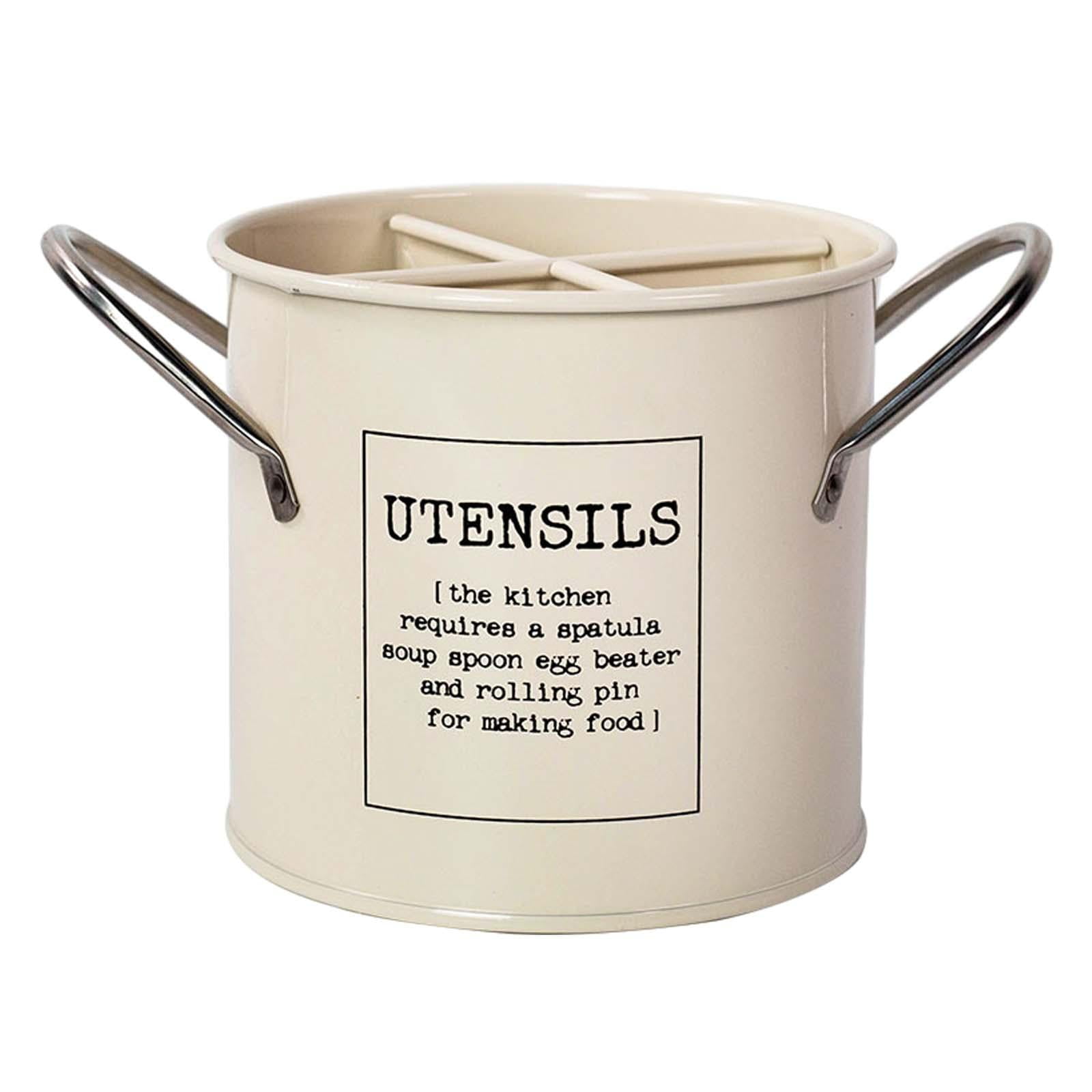 Bothyi - Porta Utensilios Contenedor Multiusos Porta Cubiertos De 4 Compartimentos Para Fiesta