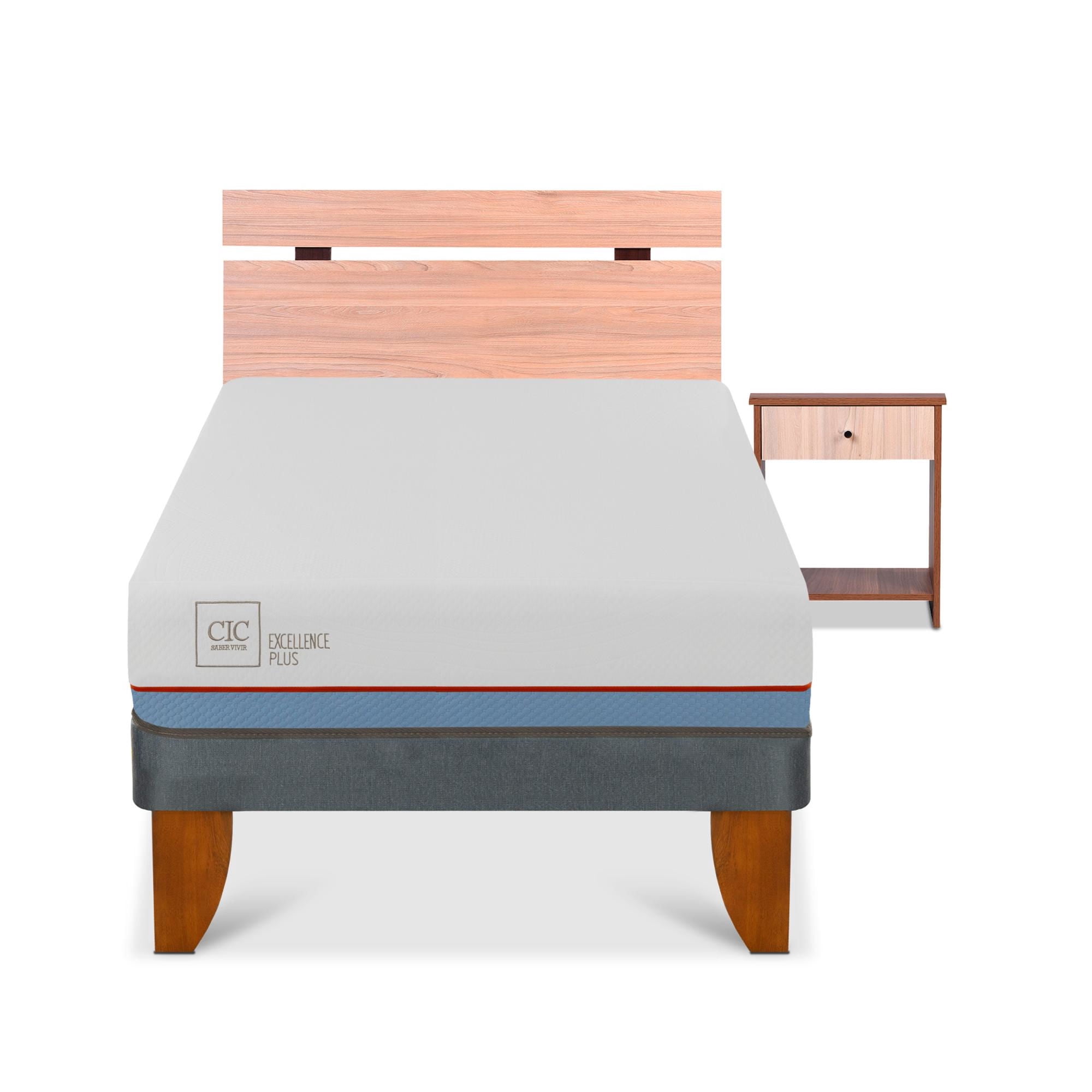 Cama Europea Excellence Plus 1.5 Plaza Base Normal