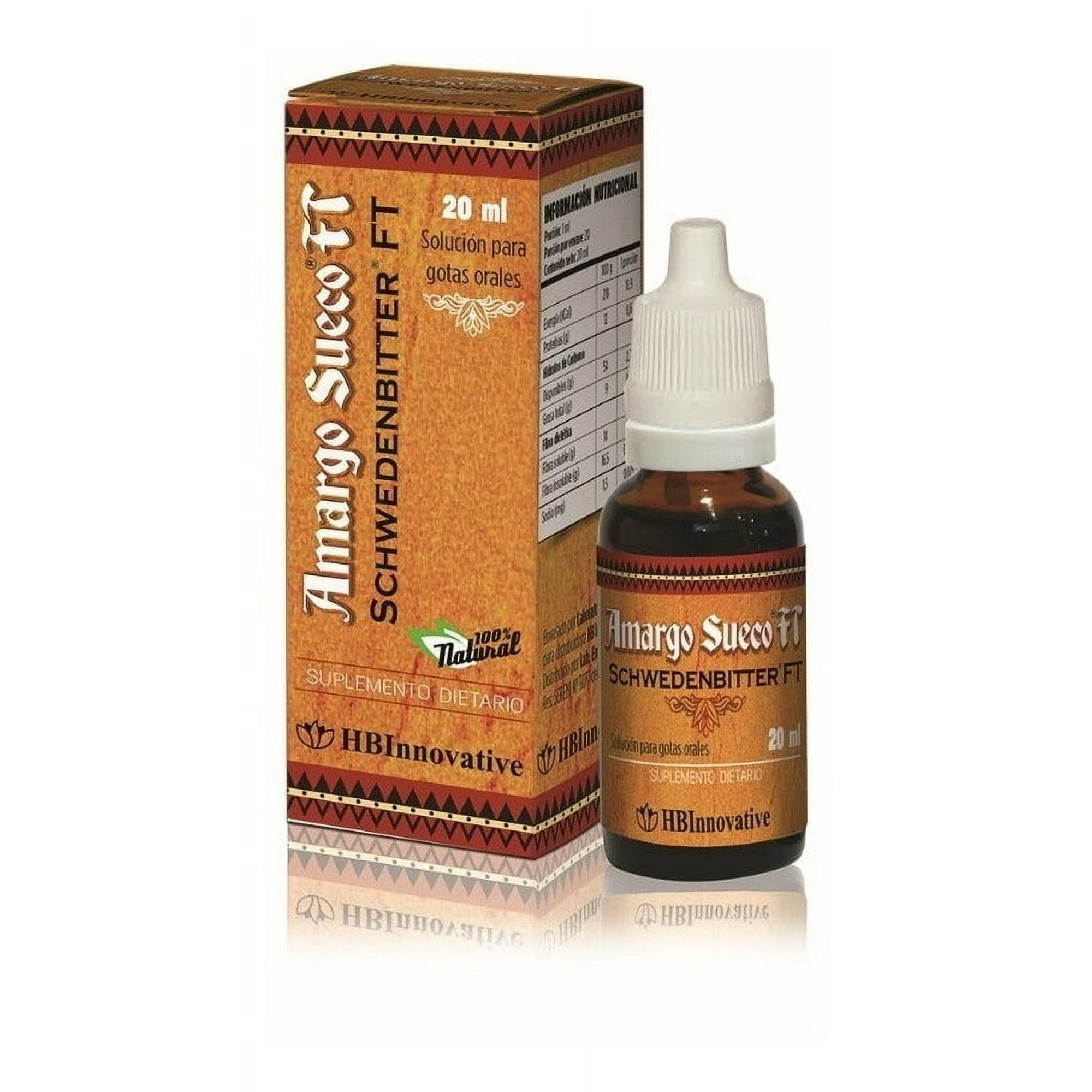 Hb - Digestivo - Schwedenbitter Amargo Sueco Fco 20 Ml.