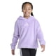 thumbnail image 1 of Jersey con capucha adidas de 3 rayas Sherpa para niñas Powder Plum M, 1 of 2