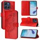 thumbnail image 1 of Funda Cartera Mariposa Para Motorola Moto G86 Con Soporte Y Ranuras Para Tarjetas Rojo, 1 of 5