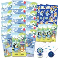 Set De Regalo De Fiesta Disney Bluey Birthday Con 24 Paquetes De Actividades