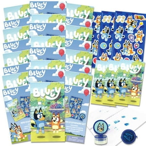 Set De Regalo De Fiesta Disney Bluey Birthday Con 24 Paquetes De Actividades