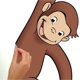 thumbnail image 4 of Vinilo decorativo de pared RoomMates 48 cm x 104 cm Curious George, 4 of 4