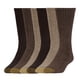 thumbnail image 1 of Calcetines GOLDTOE Harrington Crew para hombre, color marrón marlo/caqui, 6 pares, 1 of 4