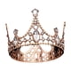 thumbnail image 3 of Diadema Tiaras Tiaras Modernas Tocados Para Fiestas Temáticas Boda Cumpleaños Oro Rosa, 3 of 5