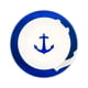 thumbnail image 4 of Juego de vajilla Camco de melamina, 12 piezas, azul y blanco náutico, 4 of 8
