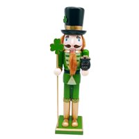Magideal - Figura De Cascanueces De Madera De 15 Pulgadas Para El Día De San Patricio, Adorno Decorativo De Escritorio Para Festivales, Fiestas, Decoración De In Estilo B