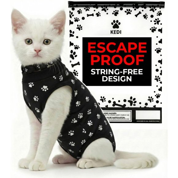 Traje de recuperación para gatos Kedi Cats Solutions para gatita hembra, rosa