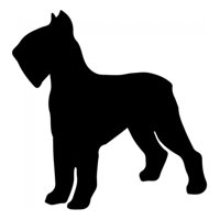 Rienda Libre Graphics - Decomural Schnauzer Dog Canine Pets Ws-34696