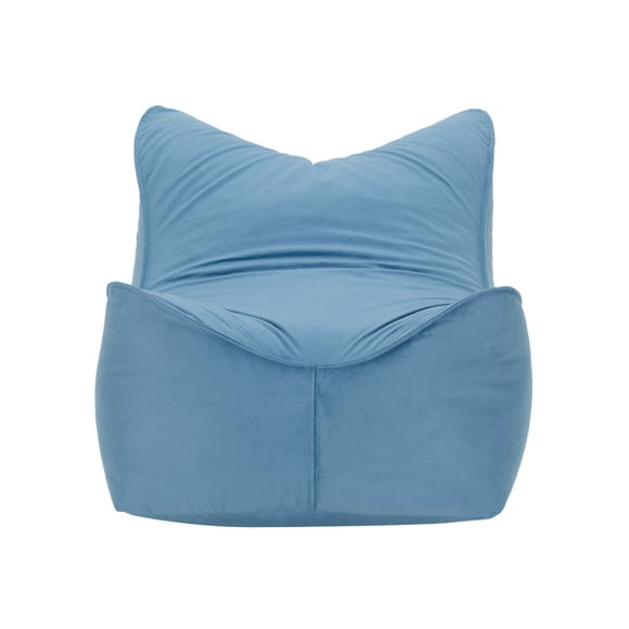 Pouf Potter 1c Felpa Azul Petroleo