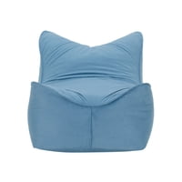 Bodevir - Pouf Potter 1C Felpa Azul Petroleo