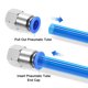thumbnail image 5 of Uxcell 2 Paquete 1/4" NPT Hembra Rosca Recta Accesorios de Conexión Rápida, 3/8" Tubo OD x 1/4" NPT Accesorios de Amortiguación de Aire, Plata, 5 of 7