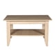 thumbnail image 3 of Mesa De Centro 45x80x70 Cm 1 Repisa Ideal Para Colocar Libros u Objetos Beige, 3 of 6
