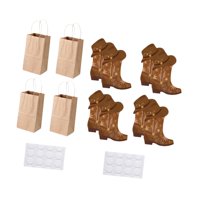 Bothyi - Cajas De Flores Con Diseño De Botas Vaqueras Occidentales Para Decorar La Mesa De Aniversario O Boda.