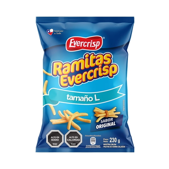 Ramitas Saladas 230 g Evercrisp