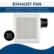 thumbnail image 2 of Ventilador Broan-nuTone A110 110CFM 3.0 Sones White, 2 of 6