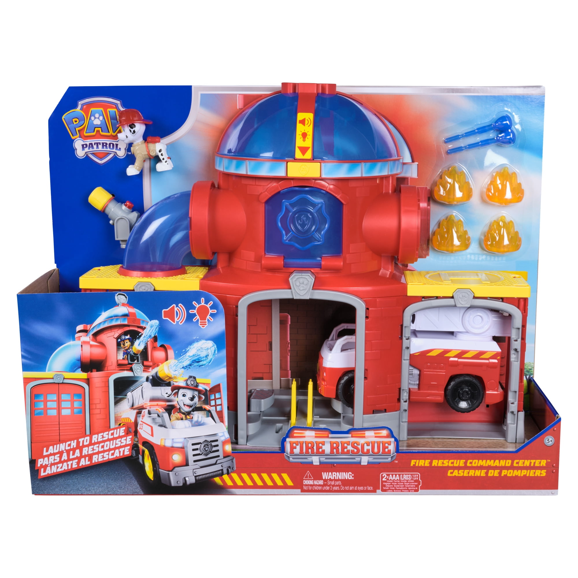 Estación De Bomberos 38 Cm Con Luz Y Sonido Paw Patrol