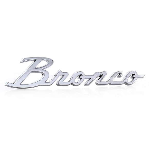 Emblema de Vehículo Ford Bronco 9 cm x 2 cm Cromo