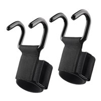 Ioensy - Guante De Gimnasio Acolchado Portátil Con Gancho Para Levantamiento De Pesas, Para Levantamiento De Potencia, Remos Y Levantamiento De Peso Muerto, 1 Par