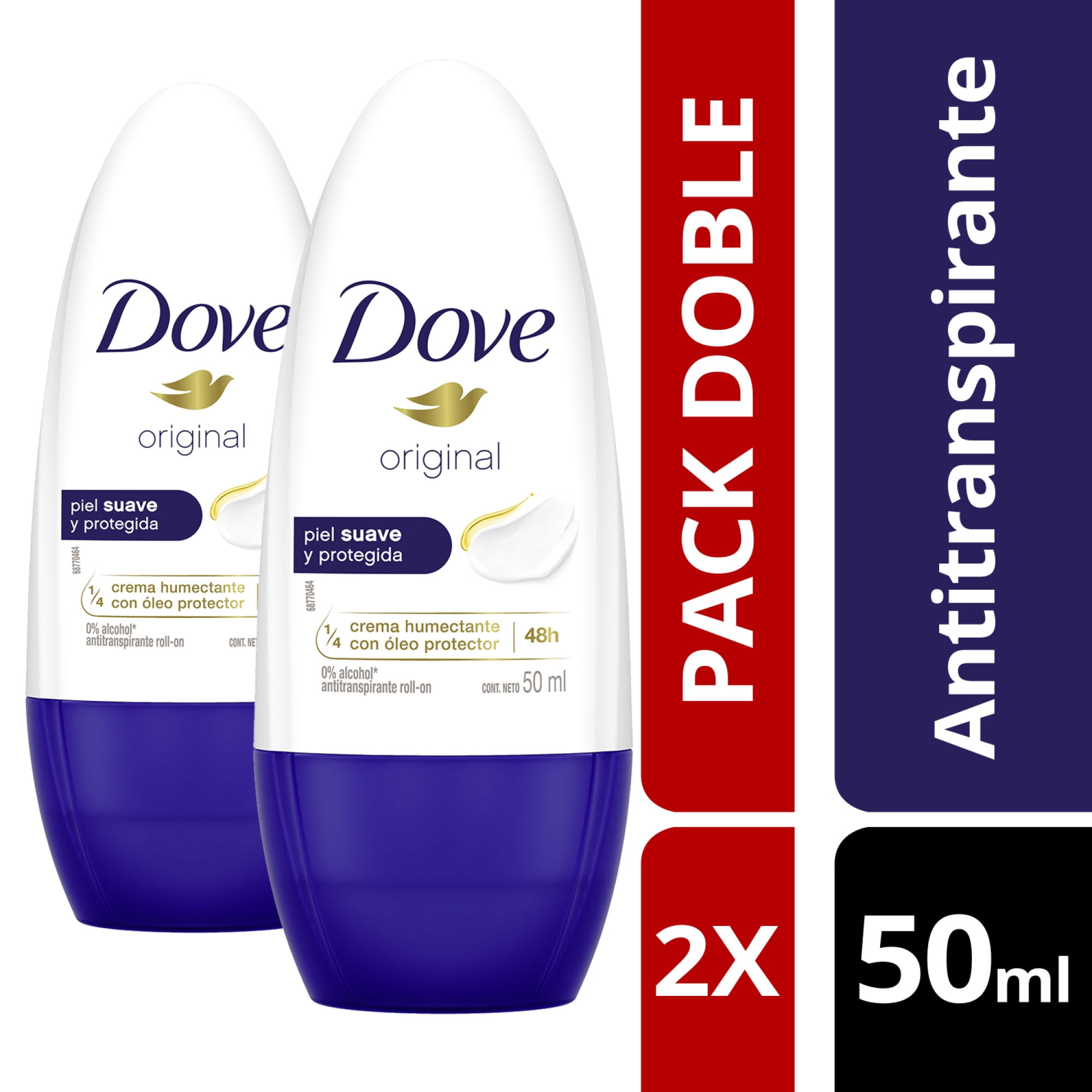Desodorante Roll On Dove Original Pack Mujer
