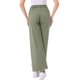 thumbnail image 3 of INSPIRE CHIC Pantalones Vaqueros de Pierna Ancha para Mujer con Cintura Elástica y Cordón, Pantalones de Mezclilla Casuales con Bolsillos Verde Militar M, 3 of 6
